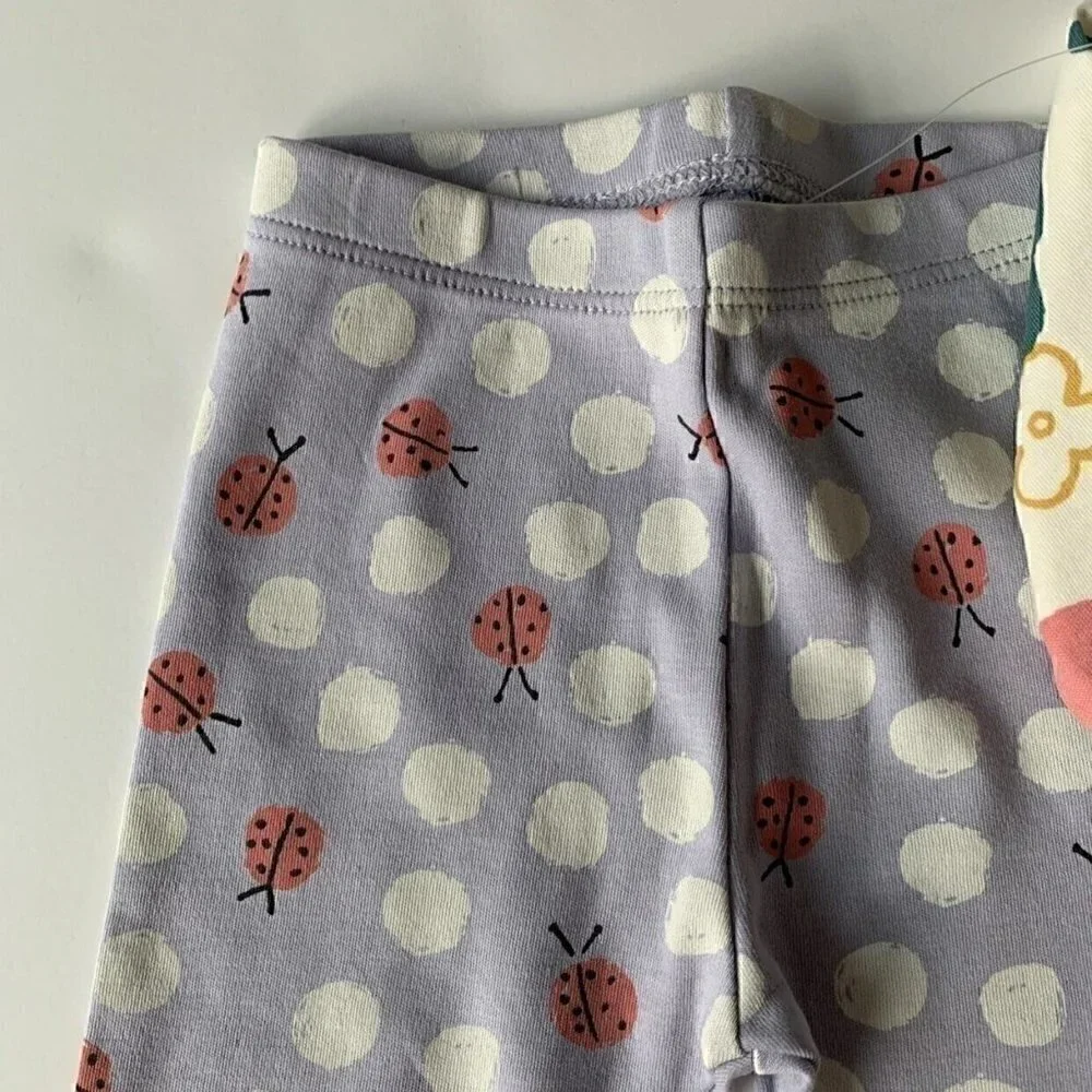 NWT Tea Collection Top And Pants Set, 0-3 Months 3-6 months